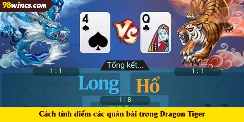 Cách tính điểm các quân bài trong Dragon Tiger