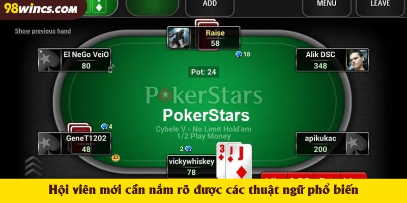 Hội viên mới cần nắm rõ được các thuật ngữ phổ biến