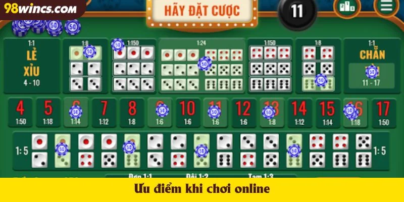 Ưu điểm khi chơi online