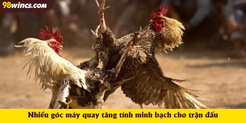 Nhiều góc máy quay tăng tính minh bạch cho trận đấu